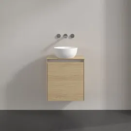 Villeroy & Boch Collaro Waschtischunterschrank 500 x 548 x 380mm, mit LED Beleuchtung - Nordic Oak