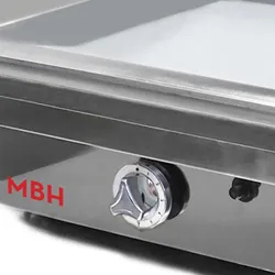 MBH - MAQUINARIA BAR HOSTELERÍA MBH - Gasgrill Bratplatte 800x400 mm Hardchrome für die Gastronomie. Fry Top für Küche für Bar und Restaurant.