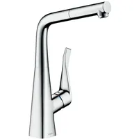 Hansgrohe Metris M71 Einhebel-Küchenmischer 320, Eco, Ausziehauslauf, 1jet, chrom