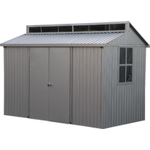 Duramax Metallgerätehaus Skylight Shed 10x6 3,23 x 1,82 m silber