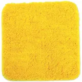 WohnDirect WC Vorleger OHNE WC Ausschnitt Gelb - Badematte rutschfest OHNE WC Ausschnitt 45x45 cm - Badteppich Set, waschbar