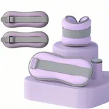 HJYDGJ 2 Stücke Handgelenkgewichte Knöchelgewichte Gewicht Armband Gewichtsmanschette Fuß Gewichte Pilates Gewichte Gewichte Für Beine Und Arme Handgelenk Gewichte Wrist Weights Handgewichte (Lila)