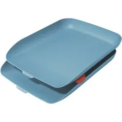 Briefkorb Cosy, A4, 274x407x81mm, Set=2St, sanftes blau, 53581061, (2 Brie