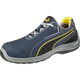 PUMA Safety Touring Blue Low Arbeitsschuh Sicherheitsschuh SB E P WRU FO SRC elektrisch isolierend Fiberglaskappe Durchtrittschutz rutschfest metallfrei Unisex - 38 EU