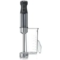 Arendo Edelstahl Stabmixer mit Messbecher Handmixer - Pürierstab -