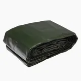 WERKA PRO Multifunktionstuch schwarz und grün 240 g/m2 8 x 12 m
