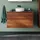 Burgbad Lin20 Waschtischunterschrank 100 x 55,2 x 66,1 cm Eiche Dekor Rost