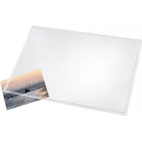 Famanu Schreibtischunterlage Hochwertiger Schreibkomfort - Transparent 50 x 70 cm - Transparent
