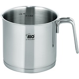 ELO Milchtopf Citrin 1600 ml Edelstahl Silber