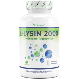 Vit4ever L-Lysin 2000 Tabletten 365 St.