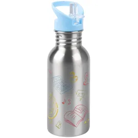 UNITED LABELS Trinkflasche Back to school Grau 0,5 l