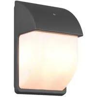 Trio LED Hausnummernleuchte Anthrazit mit Dämmerungssensor, Höhe 27cm