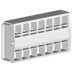 Siemens 8GS40042 ALPHA-ZS, Steuerleitungsklemme 7-polig mindestens 4 Abgänge je Pol