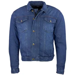 Motorradjacke ROLEFF "Jeans Aramid" Gr. XXL, blau, Jacken, XXL, Obermaterial: 100% Baumwolle. Innenfutter: 100% Aramid, 6 Taschen