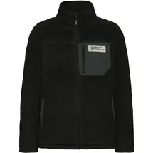 Oxmo Plüschjacke Damen Schwarz S