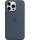 Apple iPhone 15 Pro Max Silikon Case Sturmblau