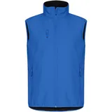 New Wave Classic Softshell Weste Blau M