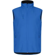 New Wave Classic Softshell Weste Blau M