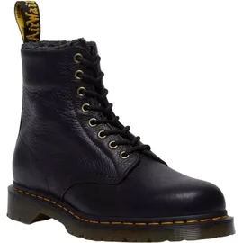 Dr. Martens Leder-Boots in Schwarz Größe: 42