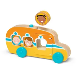 Melissa & Doug GO Tots Bus Mehrfarbig