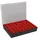 Tayg Sortimentskasten, 32 Herausnehmbare Fächer, 330 x 247 x 54 mm Schwarz/Rot