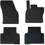 vidaXL Autofußmatte 4 pcs Schwarz geeignet für VW TIGUAN 2016-2023