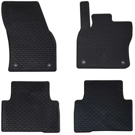 vidaXL Autofußmatte 4 pcs Schwarz geeignet für VW TIGUAN 2016-2023