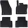 vidaXL Autofußmatte 4 pcs Schwarz geeignet für VW TIGUAN 2016-2023