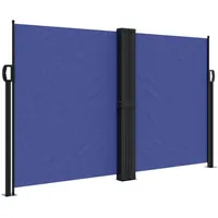 vidaXL Seitenmarkise Ausziehbar Blau 140x1200 cm