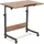 aktivshop Büro- und Beistelltisch, höhenverstellbar 65,5-90 cm, mit Rollen, Holz-Optik