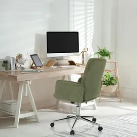 HJH Office SOLAO CORD Stoff Grün
