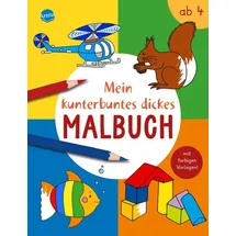 Arena 3-401-71885-1 Mein kunterbuntes dickes Malbuch