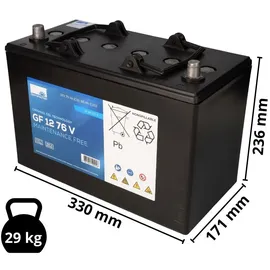 Sonnenschein / Exide Ersatzakku für RA 501 B / Reinigungsmaschine Akku - Batterie Reinigungsmaschine