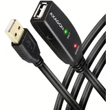 AXAGON USB-A auf USB-A 5 m Schwarz