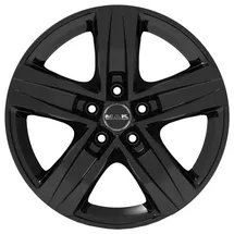 MAK Stone 5 7x17 ET42 - LK5/114.3 ML66.1 Alufelge schwarz