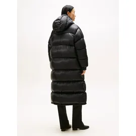 Tommy Hilfiger Daunenmantel TOMMY HILFIGER "SUPER LIGHT HW DOWN RLX MAXI", Damen, Gr. L, schwarz, Steppware, Obermaterial: 100% Polyamid. Füllung: 100% Daunen, unifarben, relaxed fit lang, elastischer Bund, Mäntel Daunenmantel, mit super light Daunenfüllung