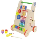 joyz Lauflernwagen Holz Natur Multifunktionale Baby Walker für Kinder ab 1 Jahr