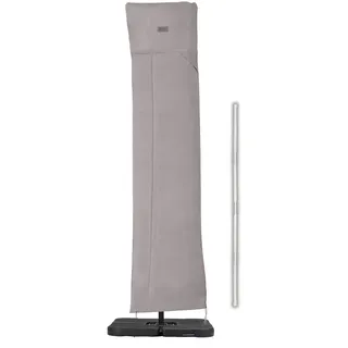 Sekey Schutzhülle für Ampelschirm,Abdeckhauben für Sonnenschirm, Reißfest, Grau, 260×65cm