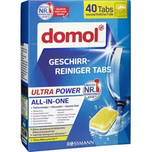 domol Geschirr-Reiniger Tabs Ultra Power 40 St.