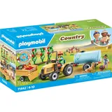 Playmobil Country Traktor mit Anhänger und Wassertank