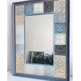 COOL-i ® Fliesenaufkleber 24x Retro Fliesenaufkleber 15×15 cm – Selbstklebend, PVC, Mosaik-Dekor, Öl- & Wasserabweisend für Küche & Bad