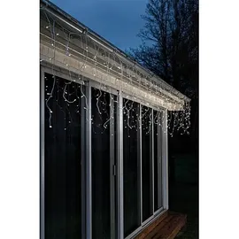Konstsmide Lichtervorhang LED 4 m warmweiß