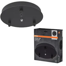 Osram Vintage 1906 3-flg.  Schwarz Aluminium