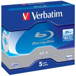 Verbatim Blu-ray BD-R 25GB 5er Jewel Case