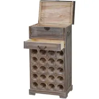 Mendler Weinregal 94 x 48 x 31 cm Braun