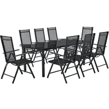 Juskys Milano Set 9-tlg. dunkelgrau