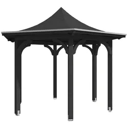Skan Holz Pavillon Laube Versailles-anthrazit