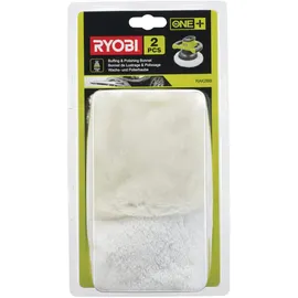 RYOBI Wachs- und Polierhauben-Set weiß 2 St. 254 mm