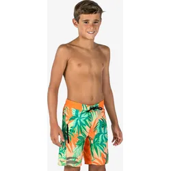 Boardshorts Kinder Jungen 550 Canopy orange korallenrot 151-160cm 12-13J