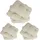 Mendler Sitzkissen 41 x 38 x 8 cm creme 6-tlg.